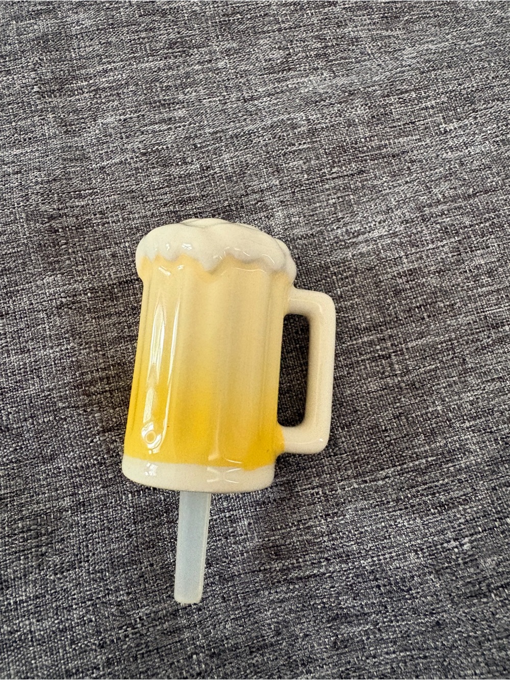 Nora Fleming Mini “I’ll Drink to That” RETIRED Ceramic Beer Mug